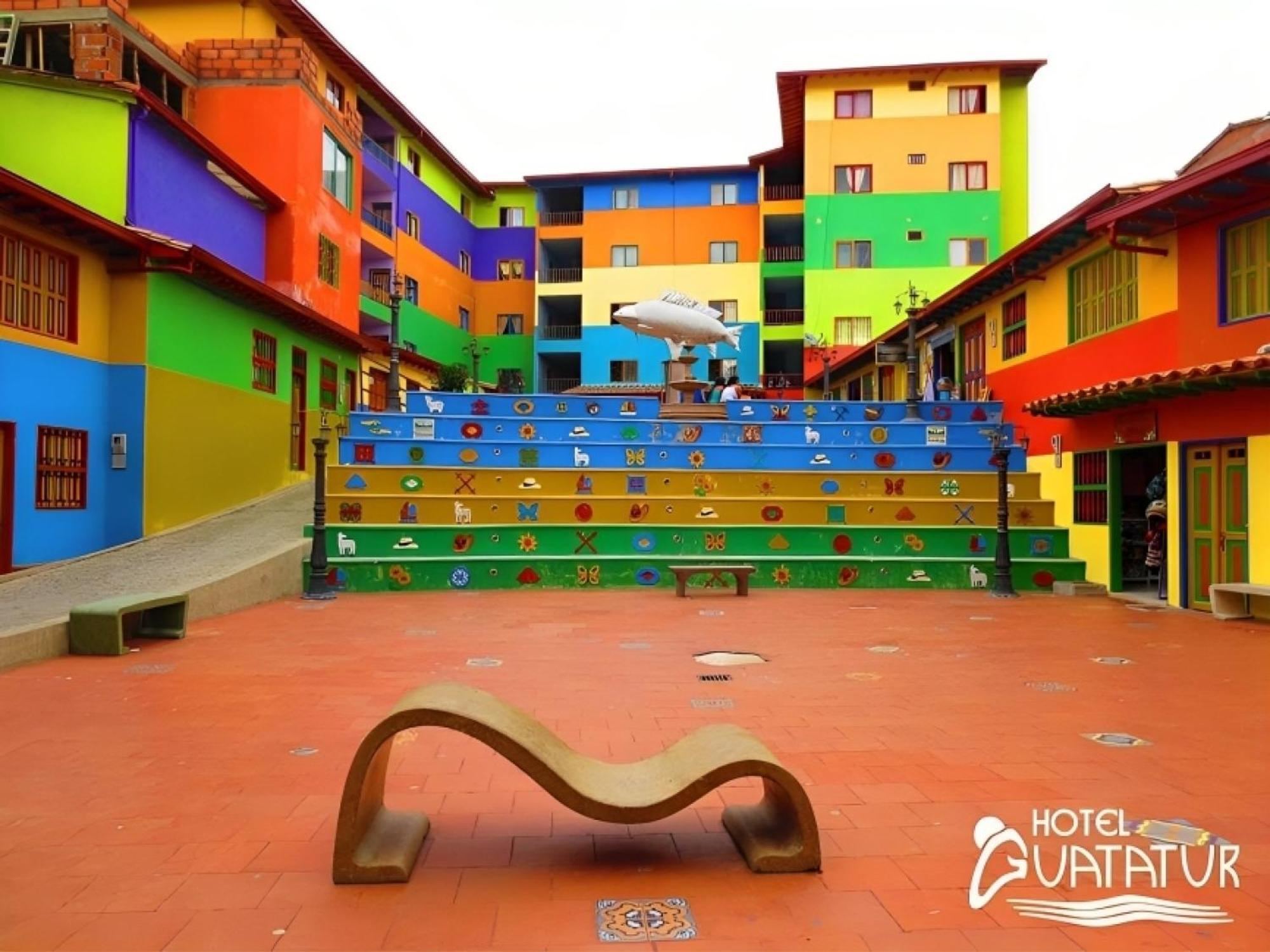 Hotel Guatatur Guatapé Dış mekan fotoğraf
